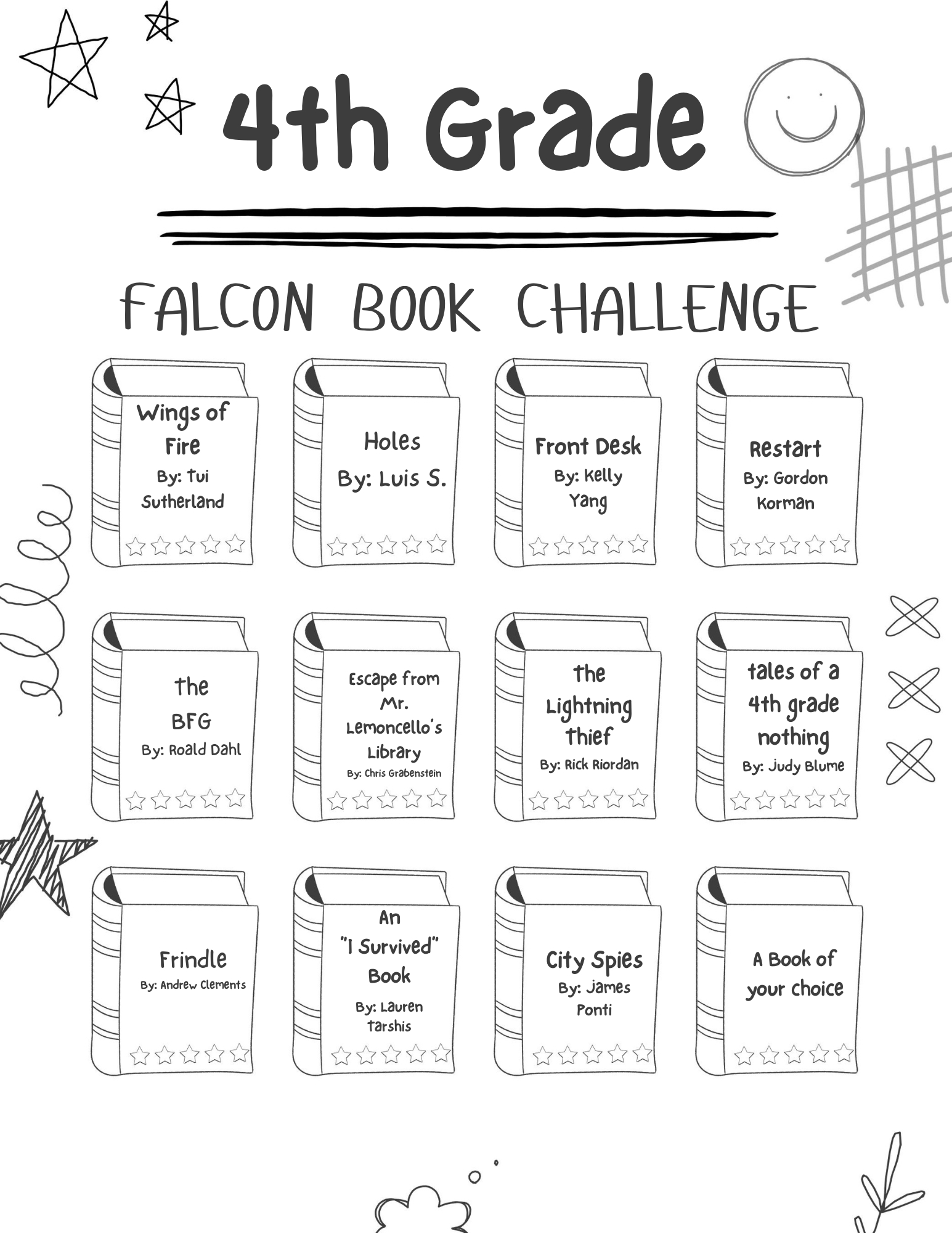 4th Grade Book List