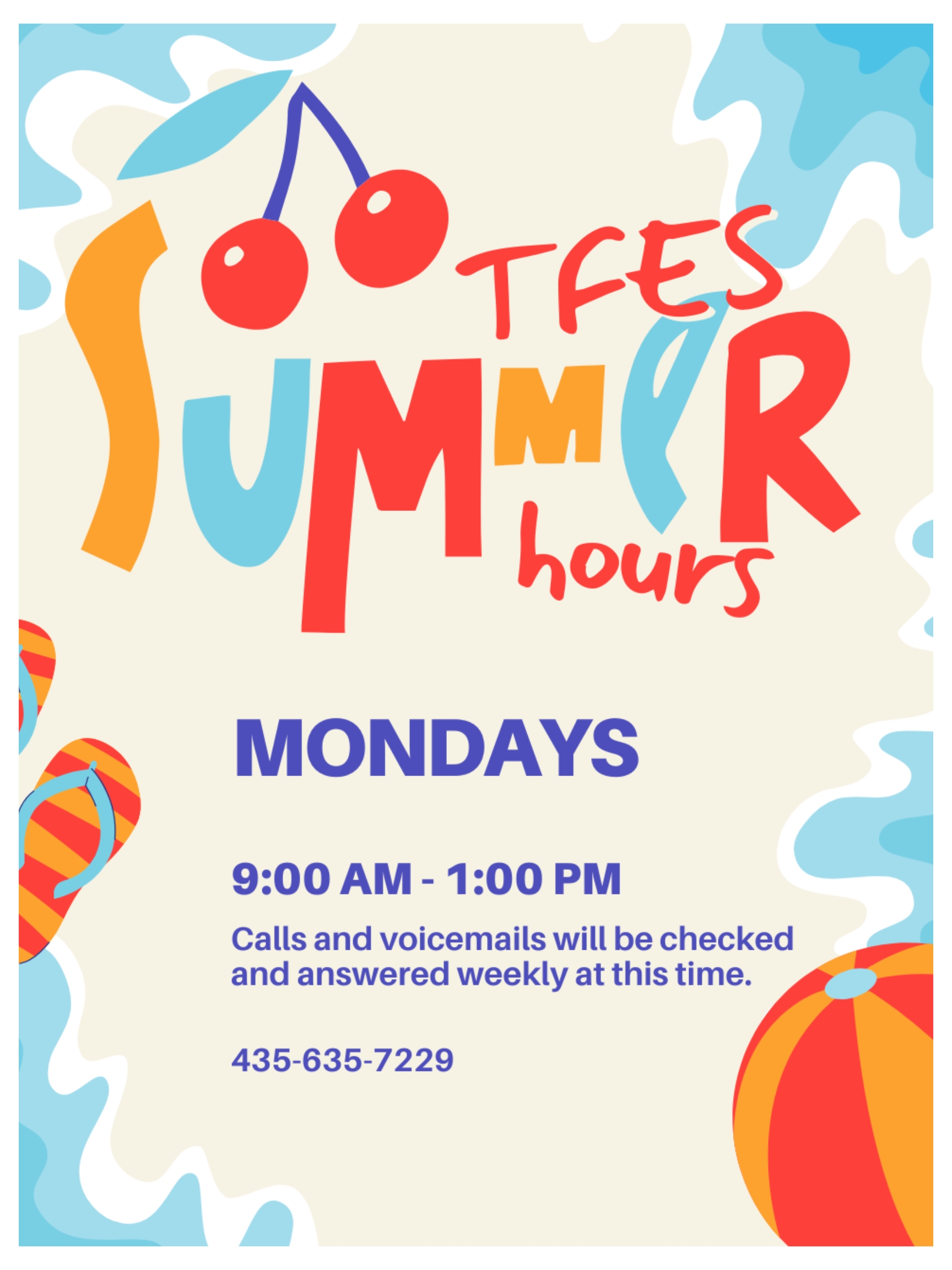 Summer Hours